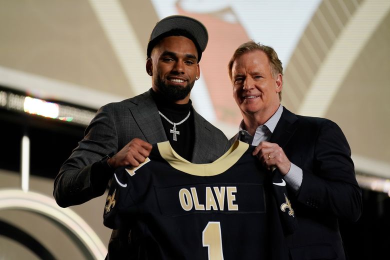 Ohio State receiver Olave goes to Saints at No. 11 overall