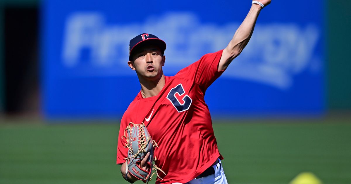 Cleveland Guardians rookie Steven Kwan in the midst of a sensational start  to career, He has yet to swing and miss on a single pitch this year