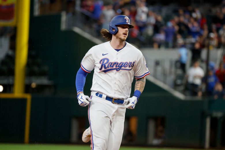 Heim puts on show with 5 RBIs off Ohtani in Rangers 10-5 win