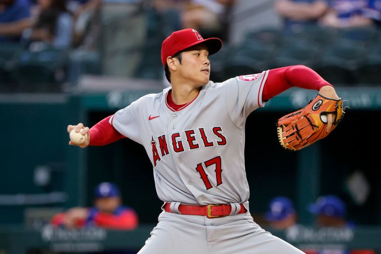 Shohei Ohtani throws a complete game, then hits two homers - Los Angeles  Times