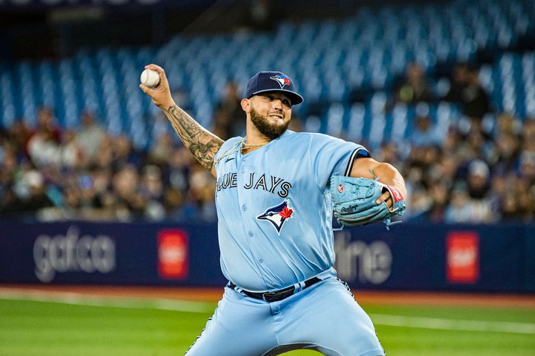 This weekend, Alek Manoah hosted his - Toronto Blue Jays