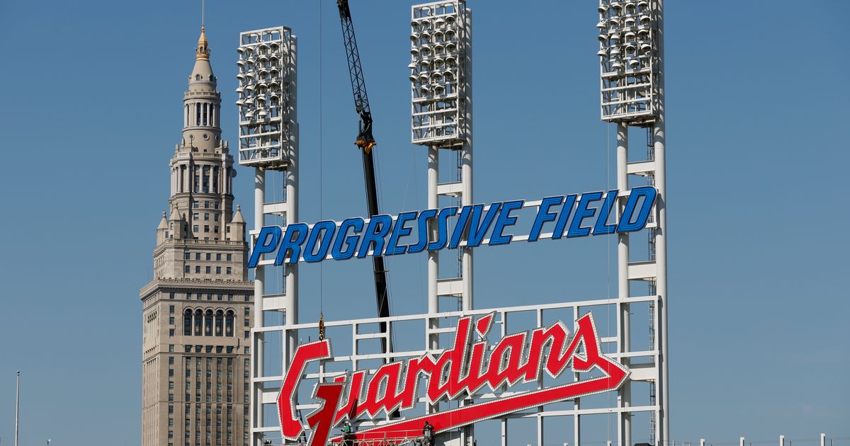 Cleveland Guardians fans vent frustrations on name change at opener
