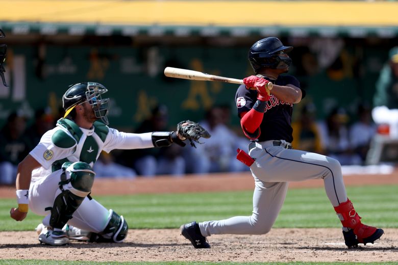 Elvis Andrus swung and miss on the Cleveland Guardians