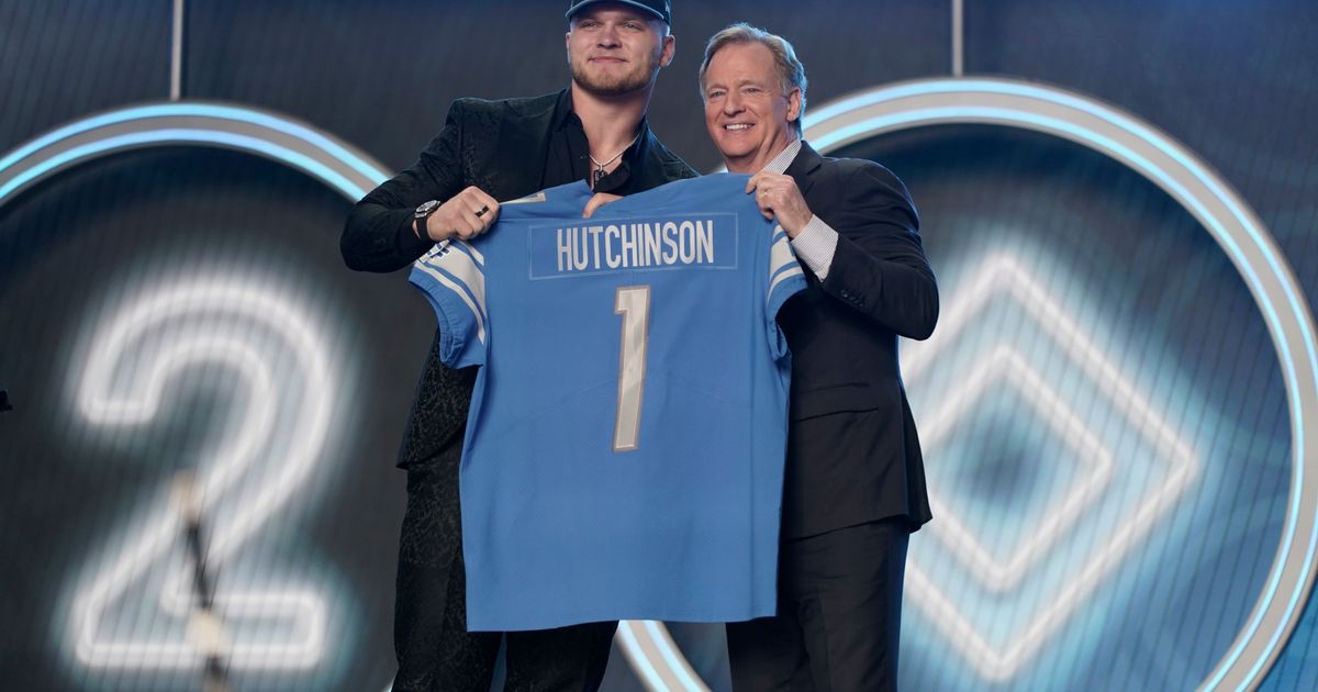 Lions land Aidan Hutchinson at No. 2