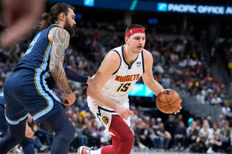 Denver Nuggets guard Reggie Jackson (7) in the second half of an NBA  basketball game Wednesday, March 8, 2023, in Denver. (AP Photo/David  Zalubowski Stock Photo - Alamy