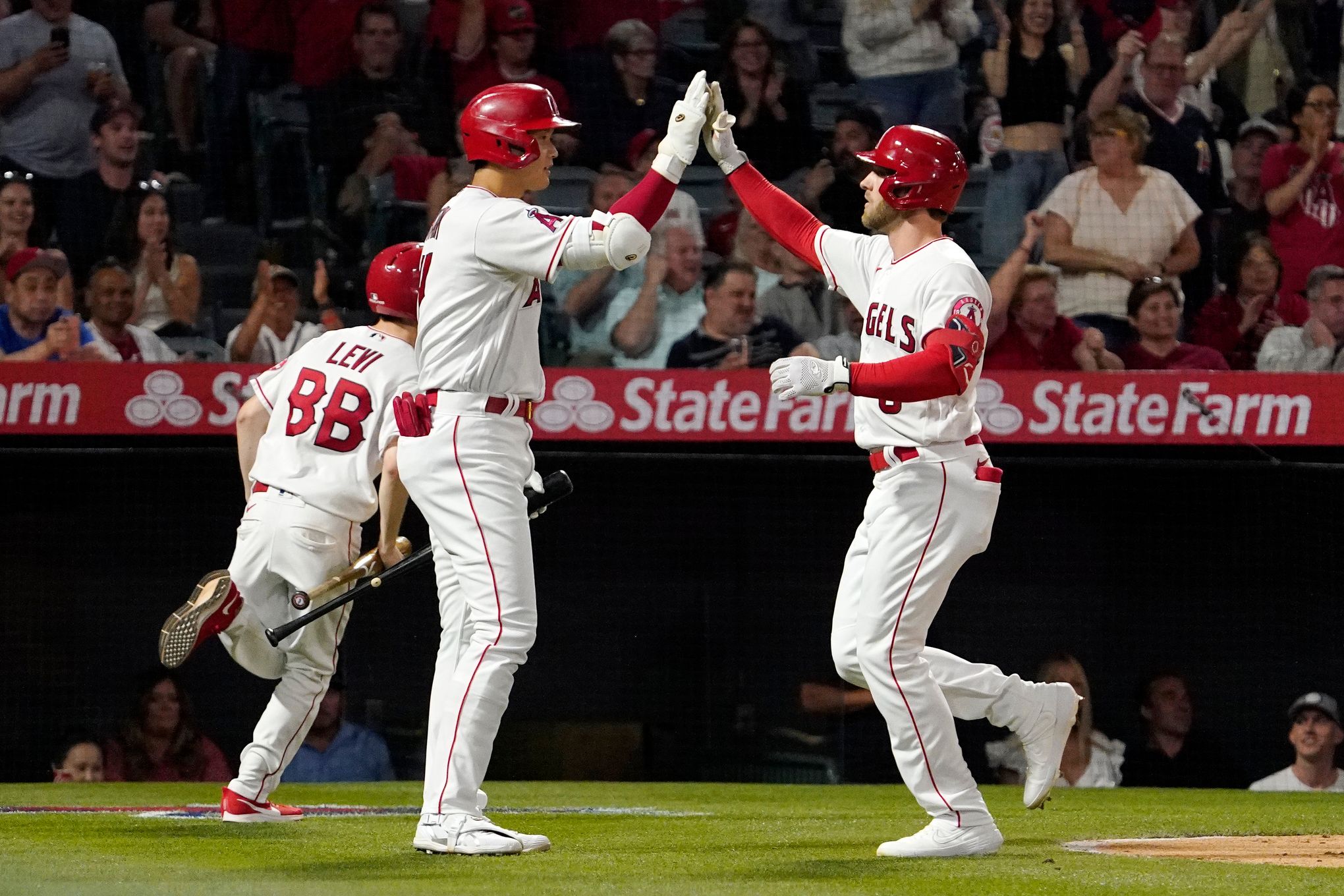 Mike Trout called out on checked swing in ninth inning of Angels loss