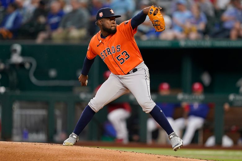 The Astros pitch two immaculate innings against the Rangers