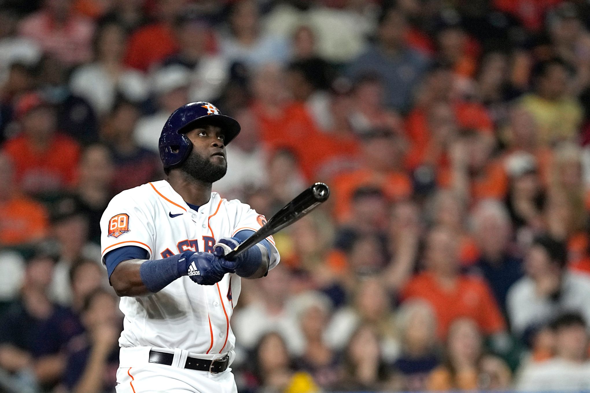 Yordan Alvarez's 2-Run Homer Gives the Astros a 2-0 Lead in Game 5