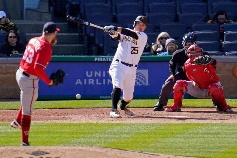 Photo: Pittsburgh Pirates Michael Chavis Hits Three Run Home Run