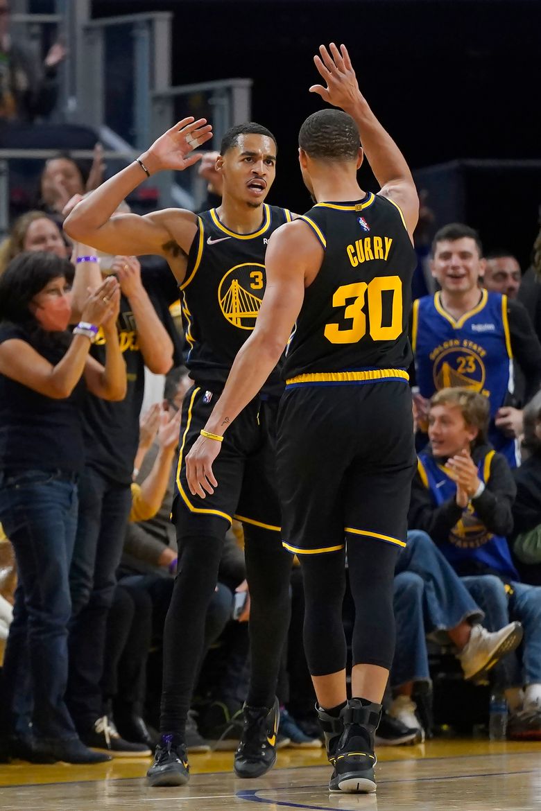 Warriors vs Nuggets: Steph Curry, Klay Thompson and Jordan Poole