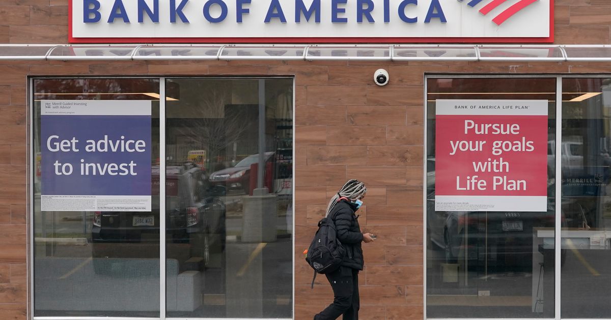 Bank of America Q1 profits fall 12, much less than rivals The