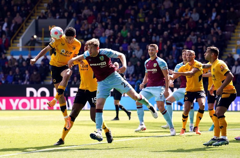 Burnley out of Premier League drop zone by beating Wolves | The Seattle Times