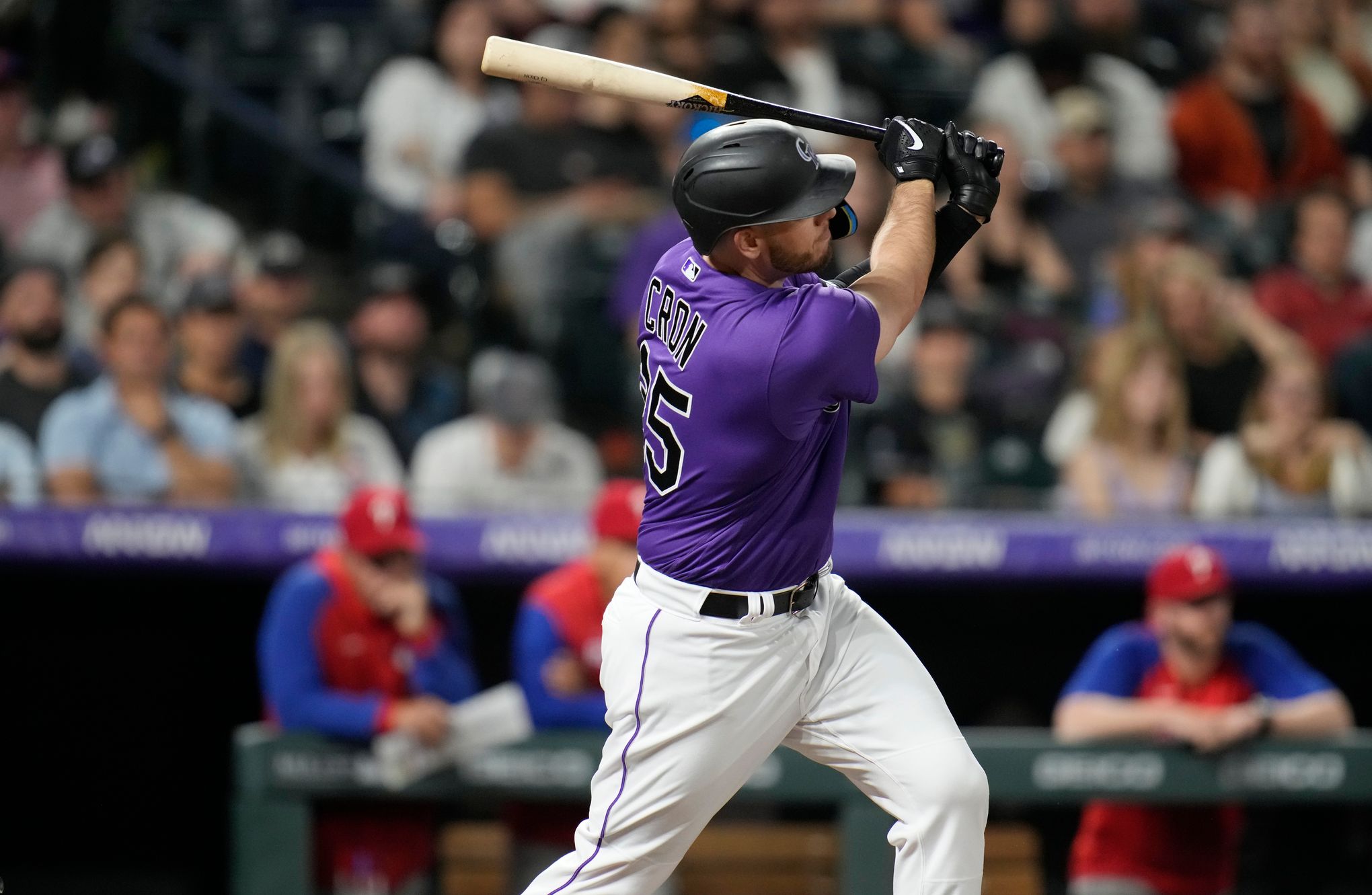 C.J. Cron of the Colorado Rockies does it again with go-ahead homer