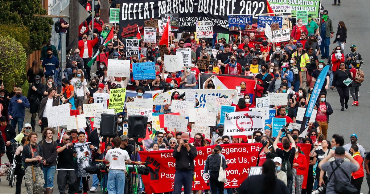 Seattle May Day rally and march tout new union strength The Seattle Times