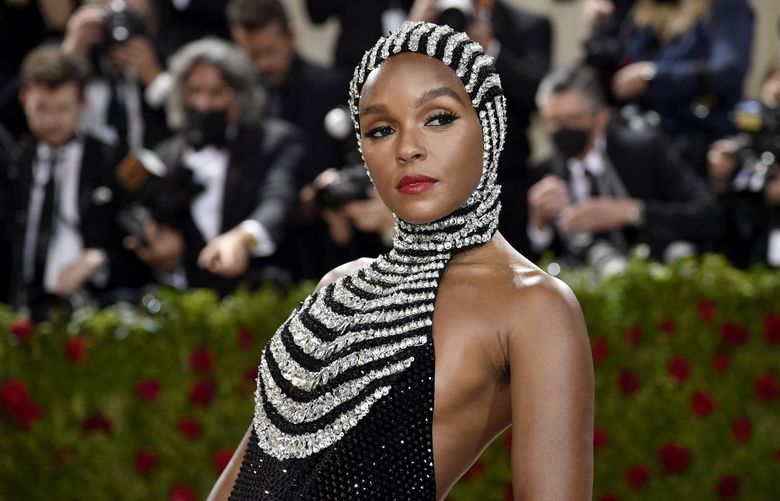 Janelle Monae attends The Metropolitan Museum of Art’s Costume Institute benefit gala celebrating the opening of the “In America: An Anthology of Fashion” exhibition on Monday, May 2, 2022, in New York. (Photo by Evan Agostini/Invision/AP) 