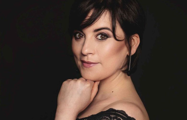 Mezzo-soprano Olga Syniakova will perform in Seattle Opera’s upcoming production (May 7-22) of Mozart’s “The Marriage of Figaro” as Cherubino. Now based in Madrid, she grew up in Ukraine.