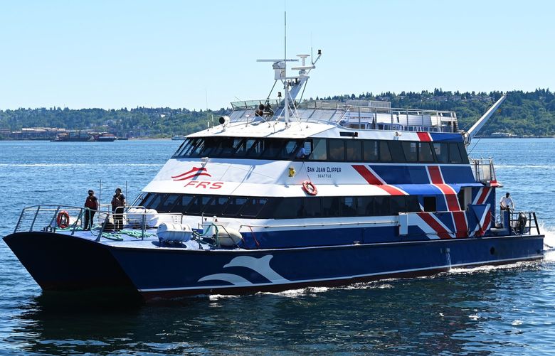 The San Juan Clipper pushes off from Pier 69, offering the only Seattle whale-watching tours to leave directly from downtown.