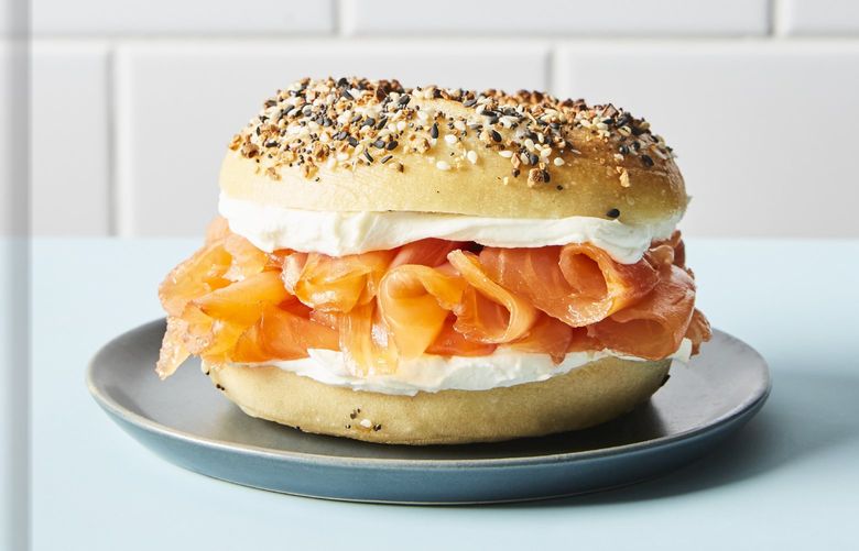 Cathy Barrow’s recent cookbook, “Bagels, Schmears, and a Nice Piece of Fish” offers up a full buffet of brunch recipes. Credit: Courtesy Chronicle Books