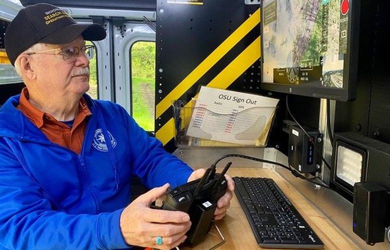 Larry Warner, 76, is a retired salesman who joined the Snohomish County Volunteer Search and Rescue Unit in 2014. In 2020, he pioneered the formation of a drone team that began with a small drone Warner bought himself.