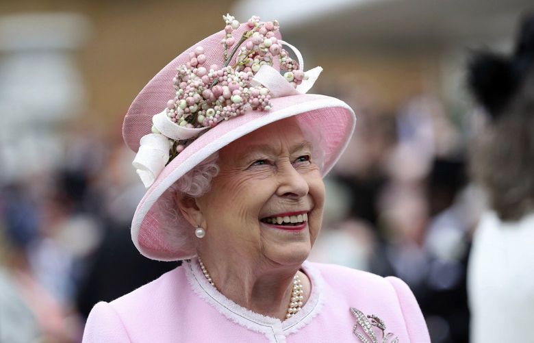 FILE – Britain’s Queen Elizabeth arrives for a Royal Garden Party at Buckingham Palace in London, Wednesday, May 29, 2019. Queen Elizabeth II will miss the traditional royal garden party season, where she would normally meet with hundreds of people on the grounds of her residences in London and Edinburgh. The 96-year-old monarch will be represented instead by other members of her family, Buckingham Palace said in a statement. Before the pandemic, the queen invited over 30,000 people each year to the gardens of Buckingham Palace or the Palace of Holyroodhouse in Edinburgh. (Yui Mok/Pool Photo via AP, File) AMB111 AMB111
