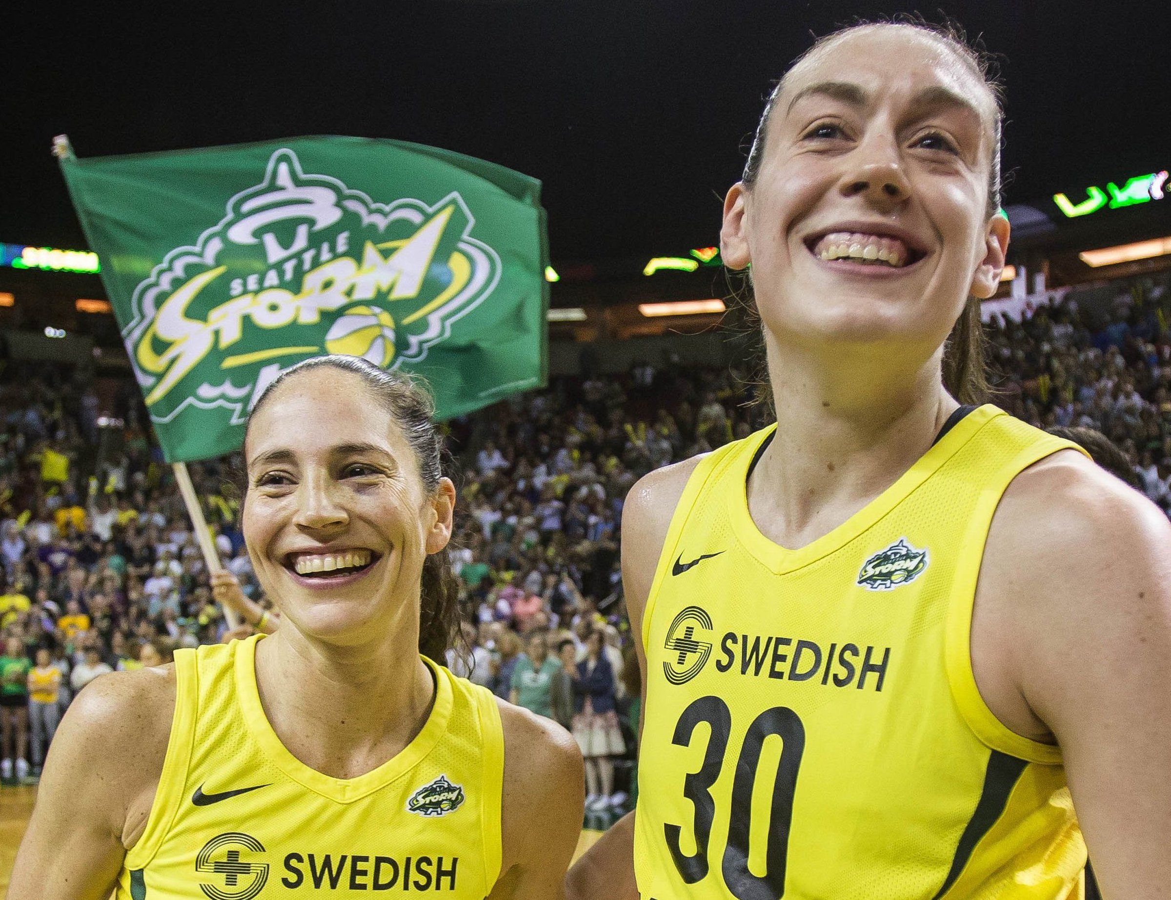 Storm stars Sue Bird Breanna Stewart featured in Sports