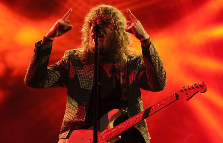 Spokane artist Allen Stone performs on the NBC music competition show “American Song Contest” earlier this season.