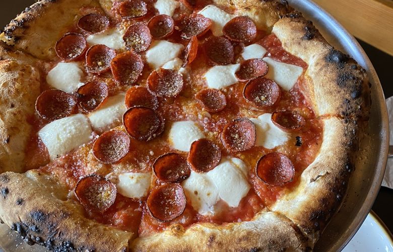 Chef Adam Paulin, formerly of Seattle pizza favorite The Masonry, is in charge of the wood-fired pies at Bremerton’s new Evergreen Pizza Co., and they are very good.