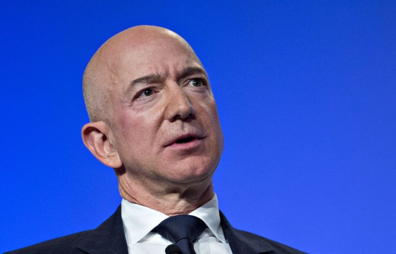 Amazon founder Jeff Bezos  in 2018 in Washington D.C.