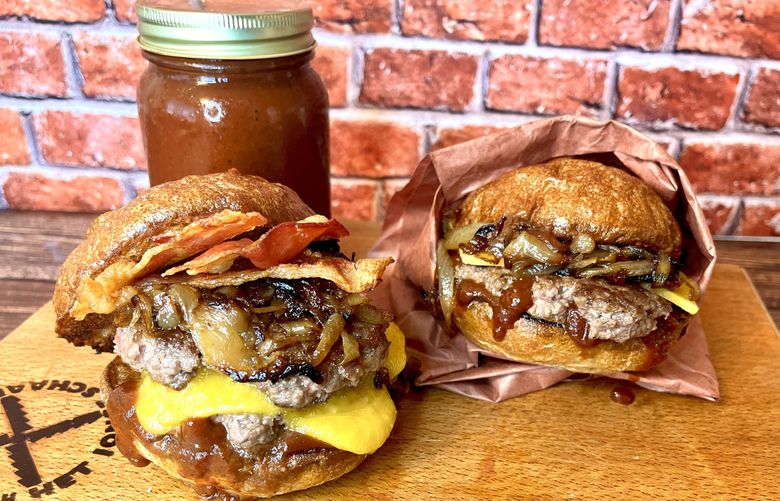 Make this smoky tangy barbecue sauce at the start of the summer in preparation for grilling and barbecue season. You can use it for wings, ribs, chicken, or chuckwagon burgers!