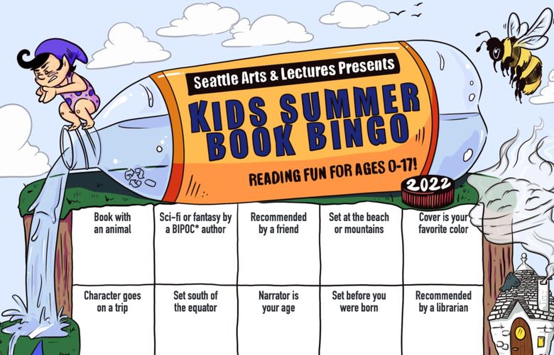 The 2022 Kids Summer Reading Book Bingo Card.