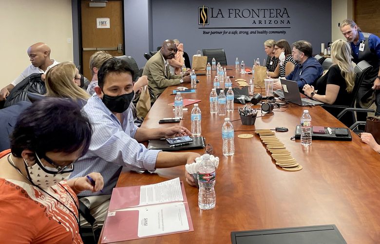 In May, a Washington delegation of state and county leaders, state agency staff and advocates flew to Maricopa County to learn more about the Arizona crisis model.