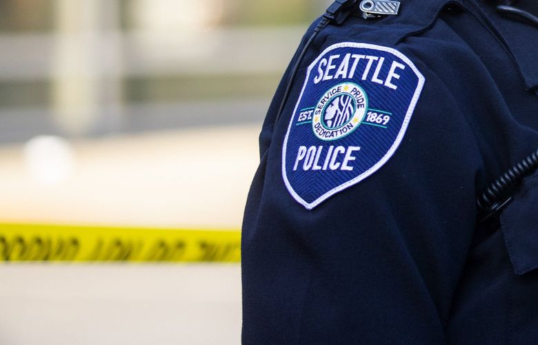 Seattle police Sunday April 11, 2021.
