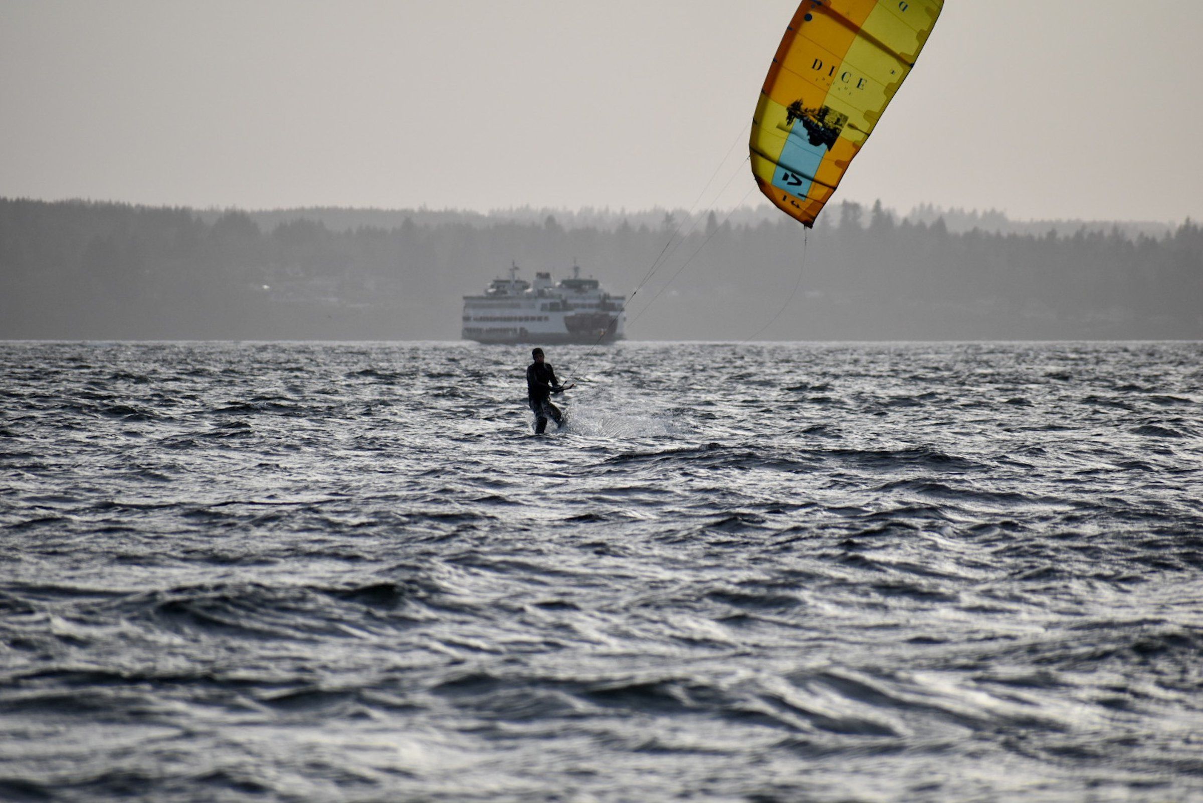 urban surf kiteboarding