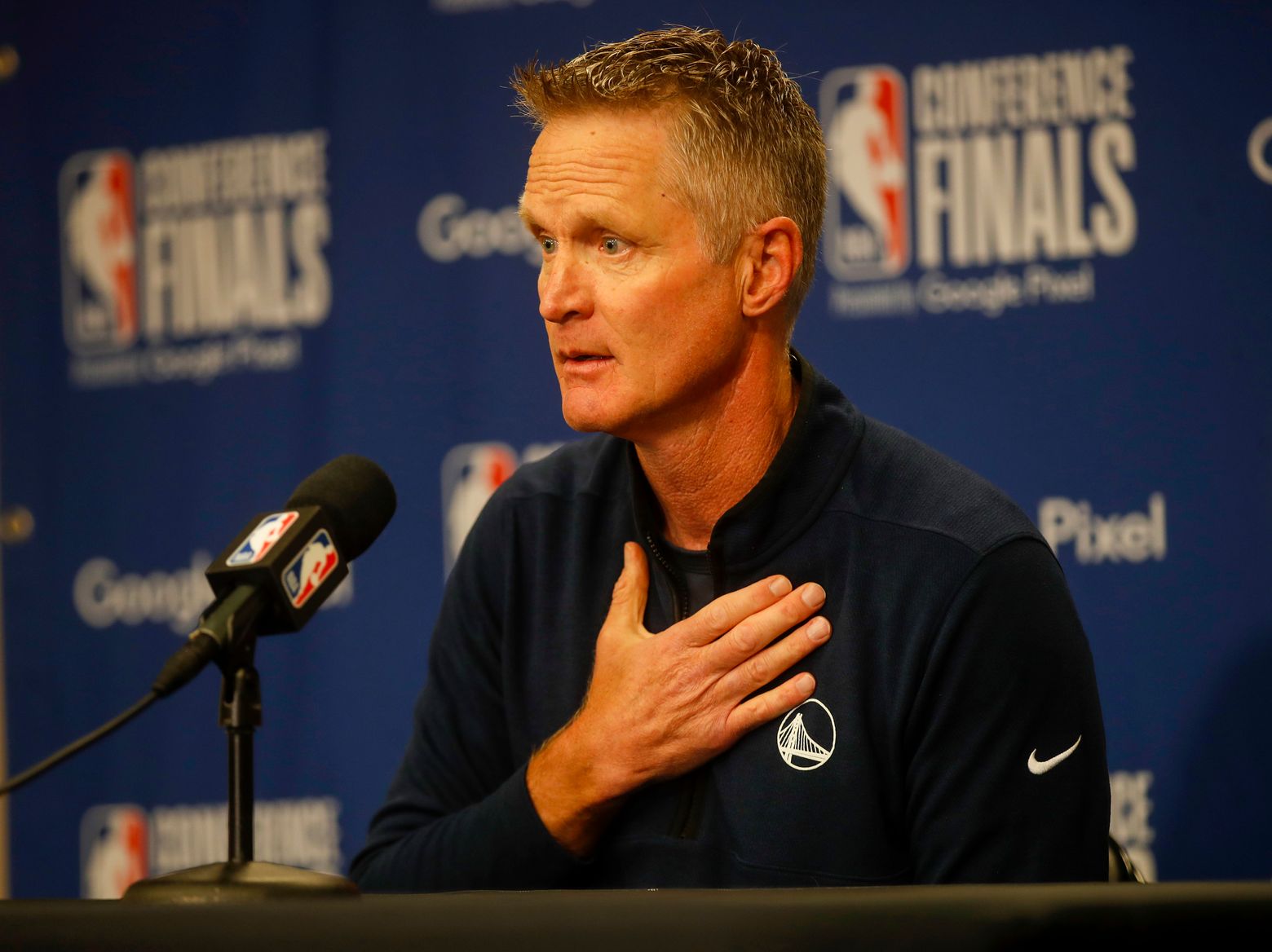 Warriors' Steve Kerr gives impassioned plea to lawmakers after Texas  elementary school shooting | The Seattle Times
