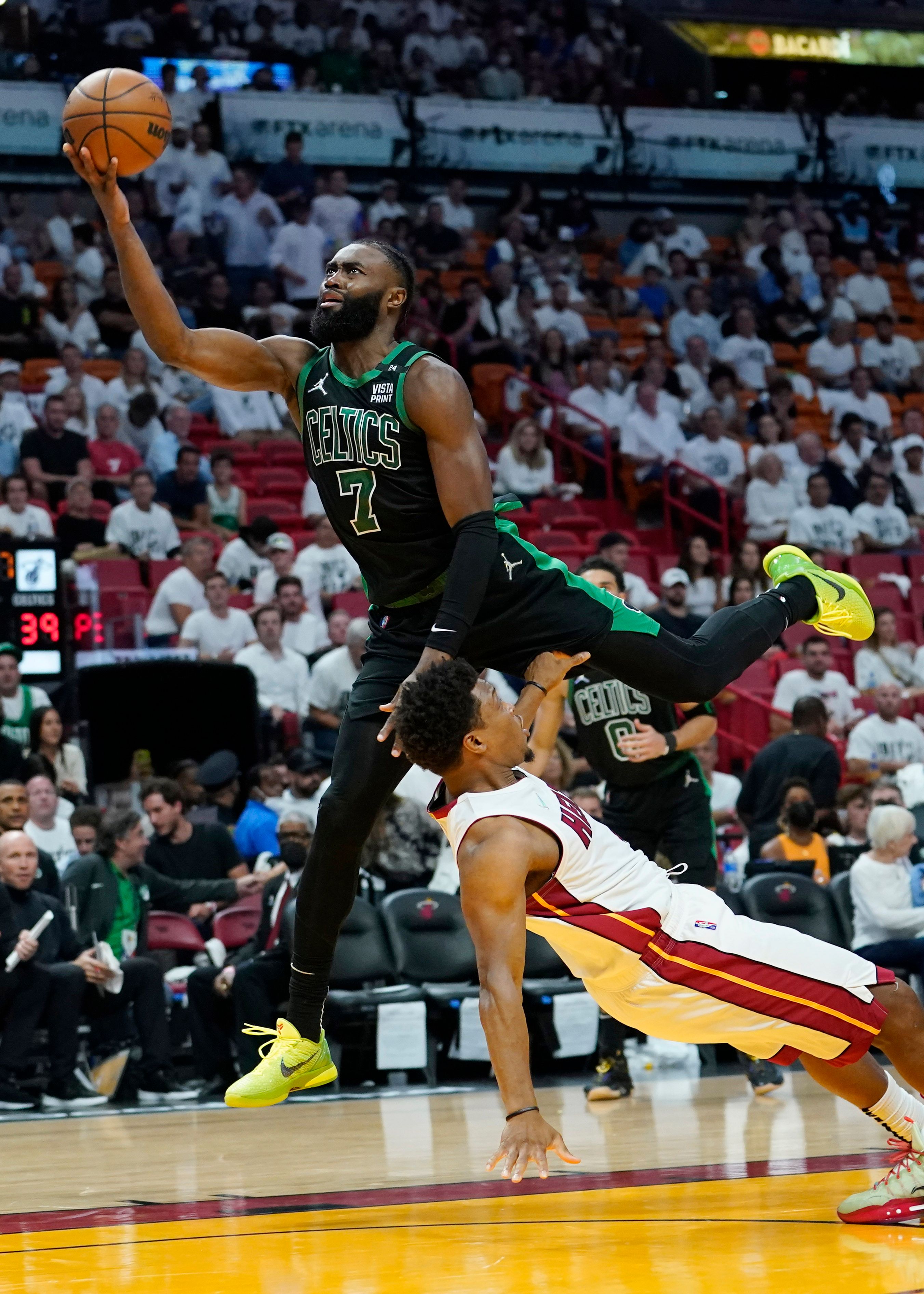 Celtics run past Heat 93-80, move a win from NBA Finals | The