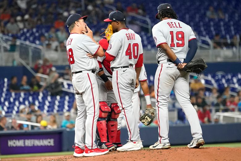 Washington Nationals' Josiah Gray & Keibert Ruiz go up against