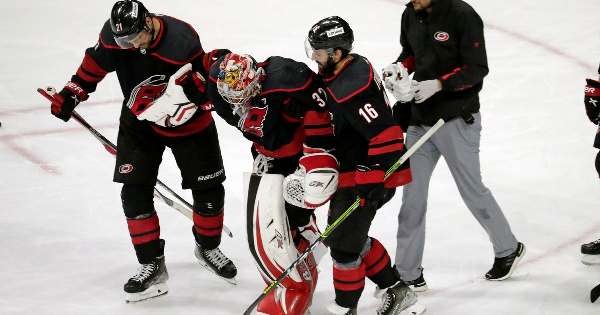 Hurricanes lose goalie Raanta, Jarvis in Game 7 vs. Rangers The