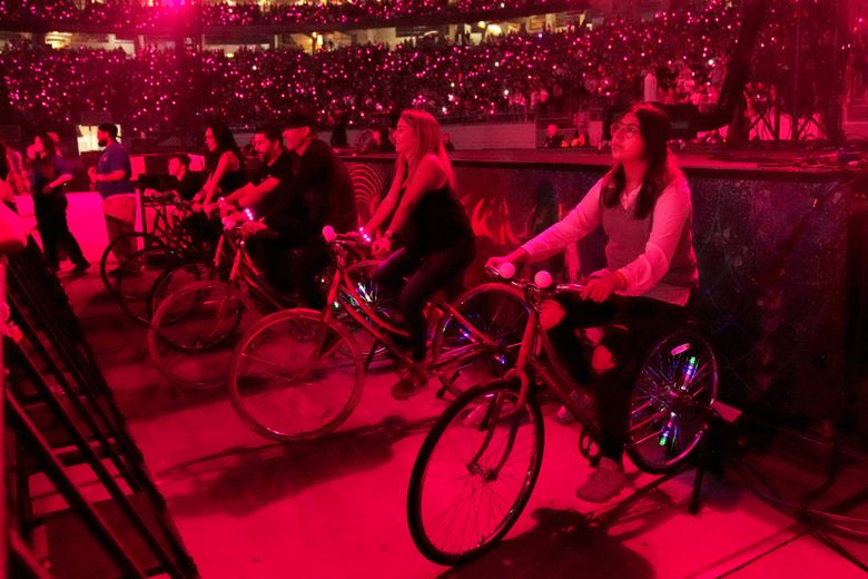 Get on your bike: Coldplay hopes to lead with a green tour