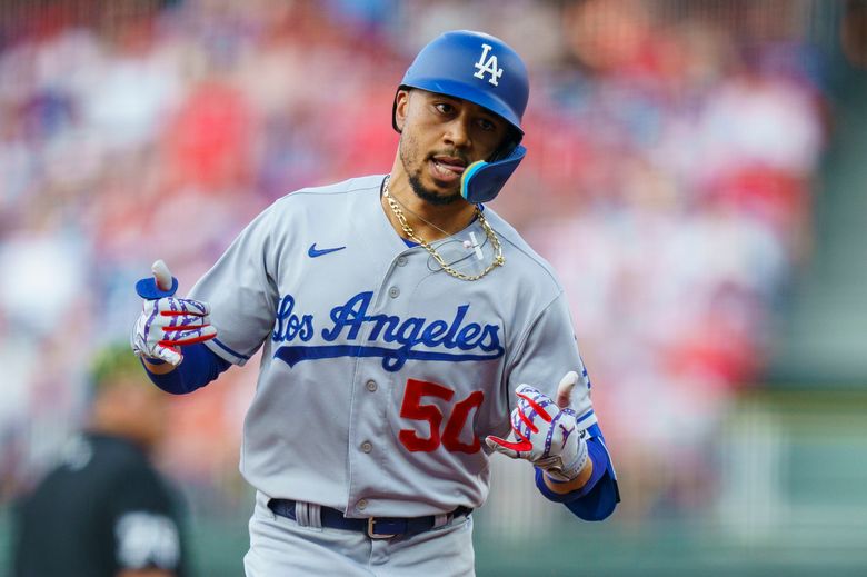 Mookie Betts held out of Dodgers lineup after hit by pitch - The