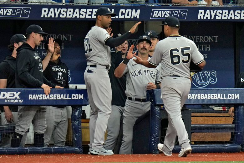 Cortes leads Yanks over Rays 7-2 in 1st game between rivals