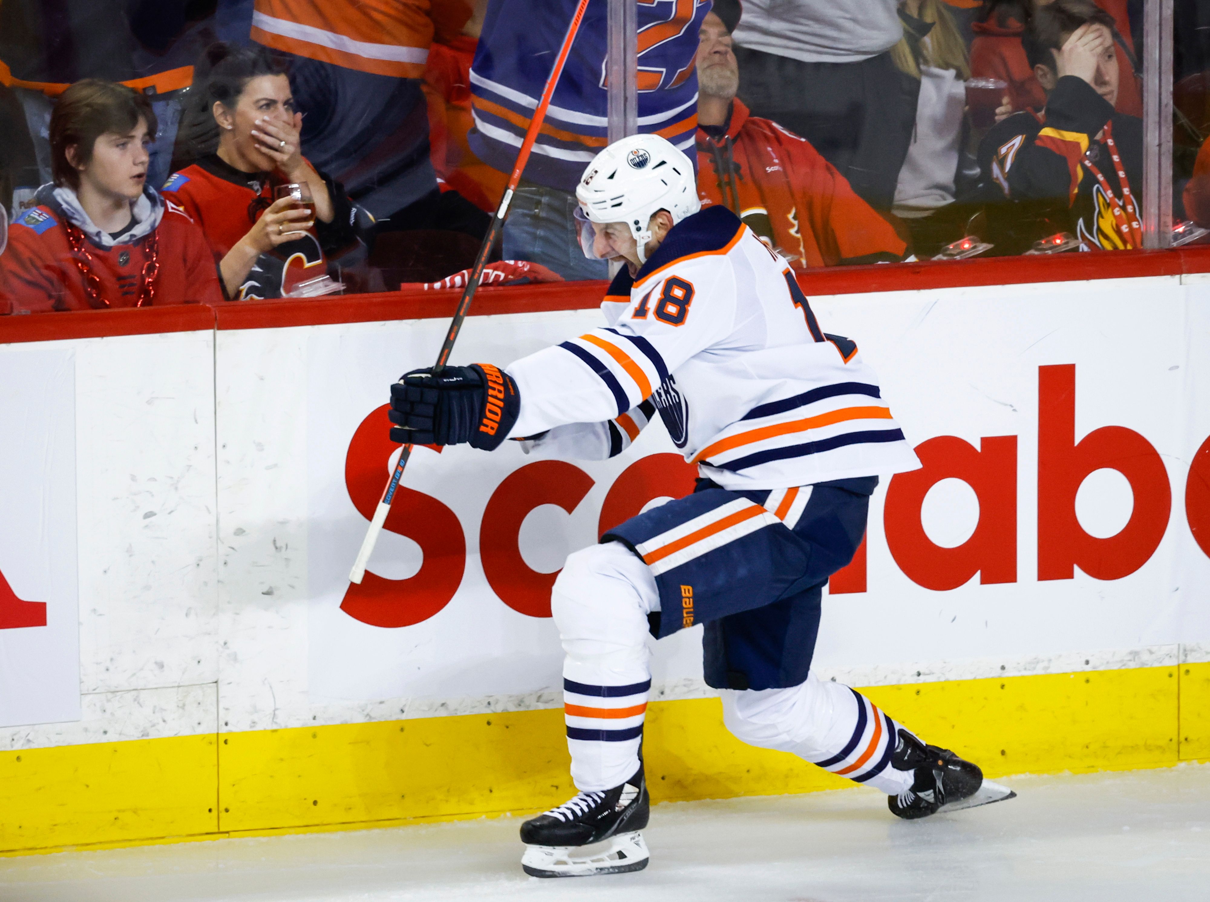 Oilers Rally Past Flames 5-3 In Game 2 To Even Series | The Seattle Times