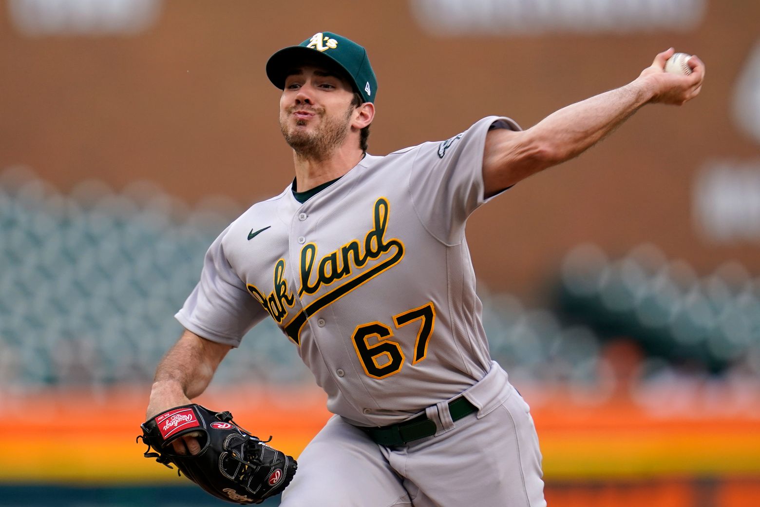 Logue pitches gem in 2nd start, A's pound Tigers 9-0 | The Seattle Times
