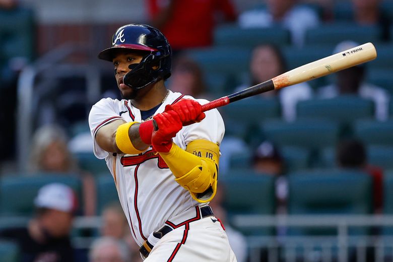 Atlanta Braves' Ronald Acuna Jr. back from ACL injury, steals two