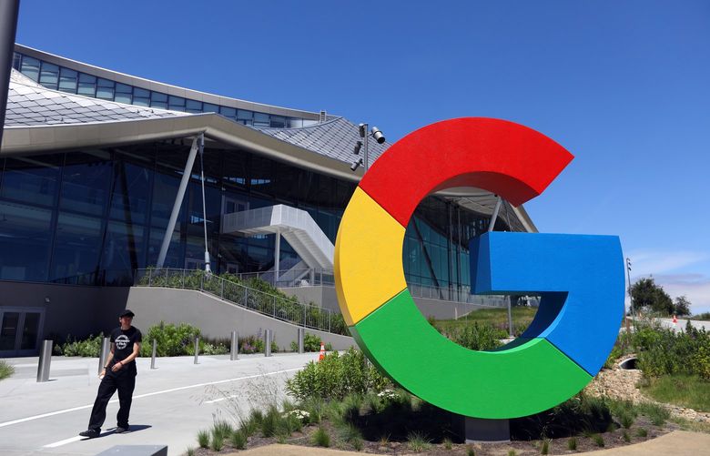 The exterior of the new Google Bay View campus is on Monday, May 16, 2022, in Mountain View, Calif. (Aric Crabb/Bay Area News Group/TNS) 