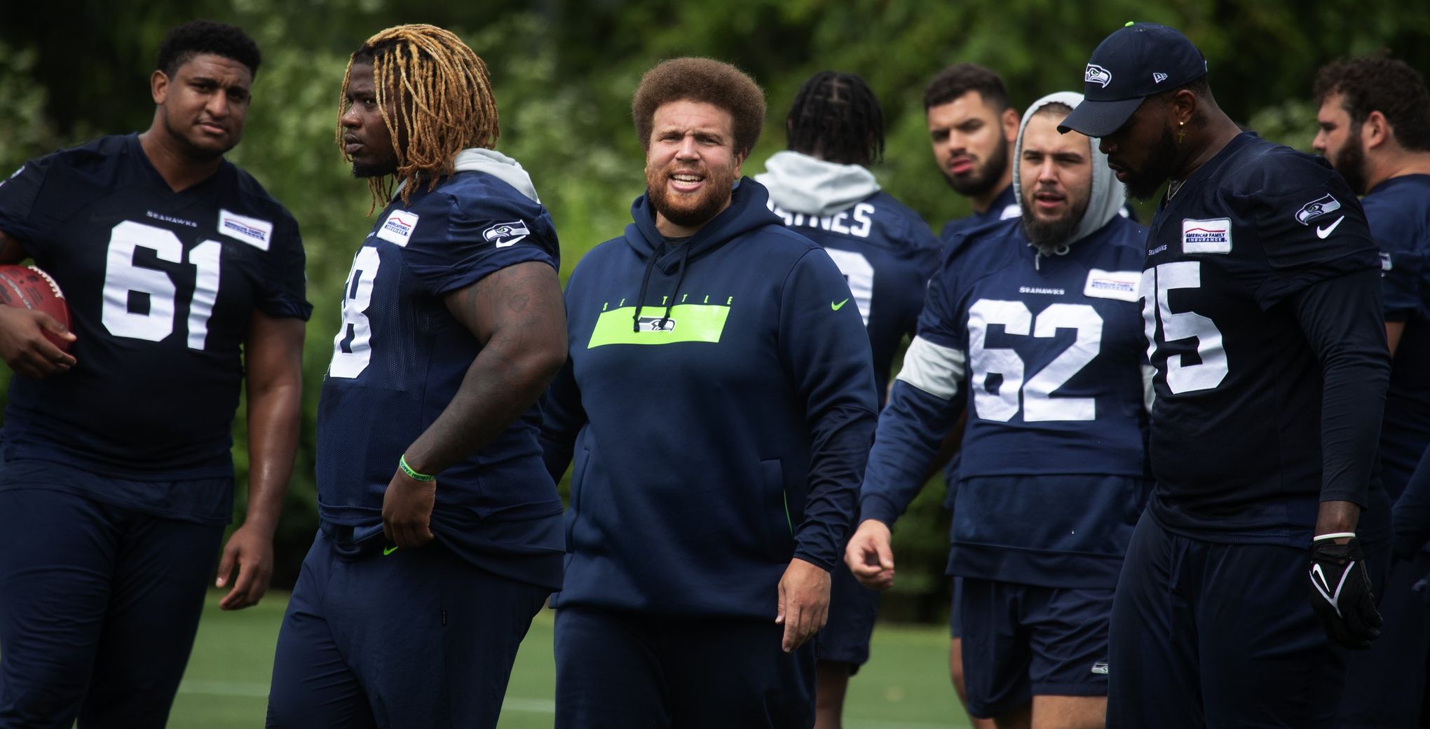 Seahawks veteran leader Duane Brown doesn't move like an offensive lineman.  Here's why.