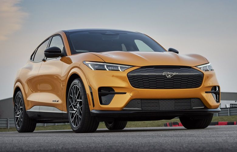 A problem that can lead to a loss of power has led Ford to recall nearly 50,000 Mustang Mach-E battery-electric vehicles. (Eric Perry/Ford Motor Co./TNS)