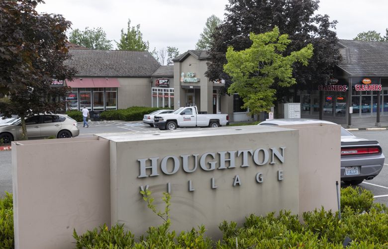 The city of Kirkland recently purchased the Houghton Village shopping area, located at 10702 NE 68th St. in Kirkland,  for $14 million and announced plans to convert it to a mixed-use development, including affordable housing.

(Ellen M. Banner / The Seattle Times) 