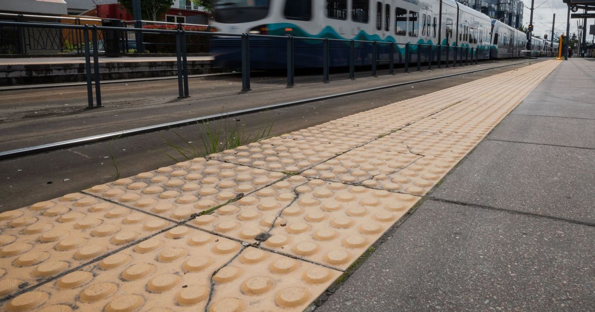 Cracked tiles mean light rail in Rainier Valley will run less often this  summer