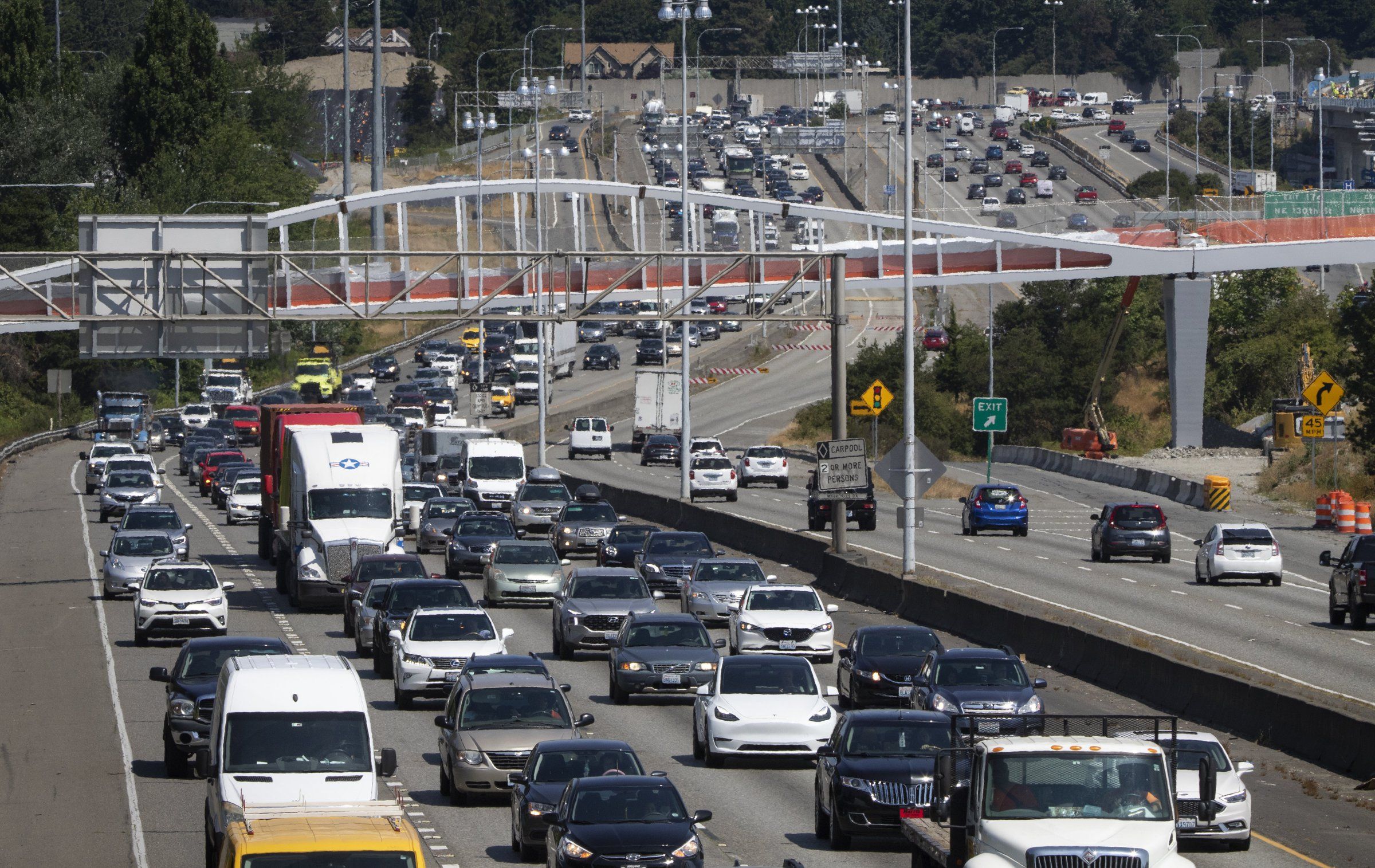 I 5 lane closures in Sodo this weekend and again July 4 weekend