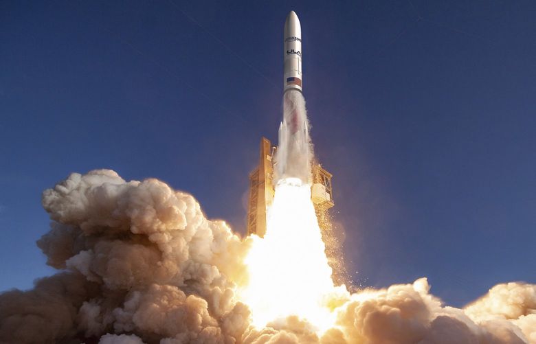 Artist’s concept of the Vulcan Centaur rocket from United Launch Alliance, one of the three heavy-lift launch providers Amazon selected for Project Kuiper.